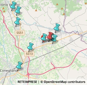 Mappa Via Cristoforo Colombo, 31010 Pianzano , Italia (3.39)