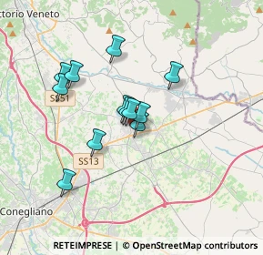 Mappa Via Cristoforo Colombo, 31010 Pianzano , Italia (2.62833)
