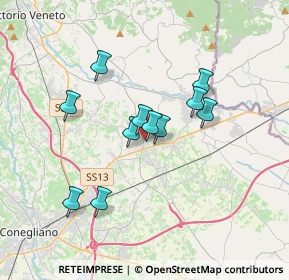 Mappa Via Cristoforo Colombo, 31010 Pianzano , Italia (2.78455)