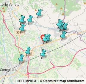 Mappa Via Cristoforo Colombo, 31010 Pianzano , Italia (3.606)
