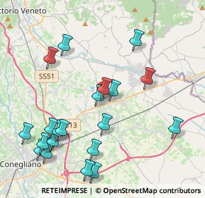Mappa Via Cristoforo Colombo, 31010 Pianzano , Italia (4.5645)
