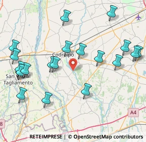 Mappa Case Sparse, 33033 Codroipo UD, Italia (9.509)