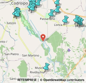 Mappa Case Sparse, 33033 Codroipo UD, Italia (3.0445)