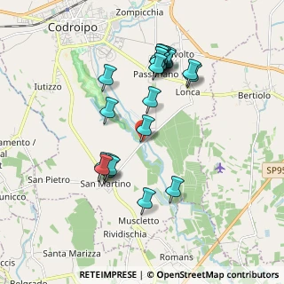 Mappa Case Sparse, 33033 Codroipo UD, Italia (1.78636)