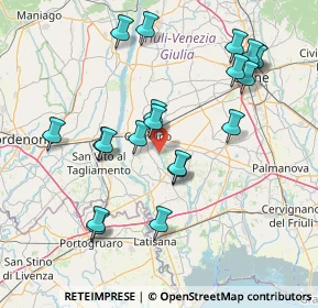 Mappa Case Sparse, 33033 Codroipo UD, Italia (15.8075)