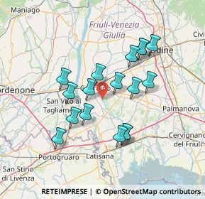 Mappa Case Sparse, 33033 Codroipo UD, Italia (12.38647)