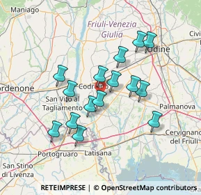 Mappa Case Sparse, 33033 Codroipo UD, Italia (12.11133)
