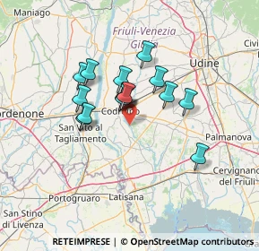 Mappa Case Sparse, 33033 Codroipo UD, Italia (10.16533)