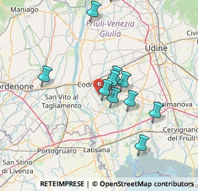 Mappa Case Sparse, 33033 Codroipo UD, Italia (13.02727)