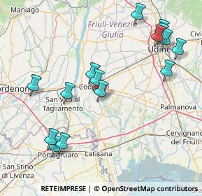 Mappa Case Sparse, 33033 Codroipo UD, Italia (18.24)
