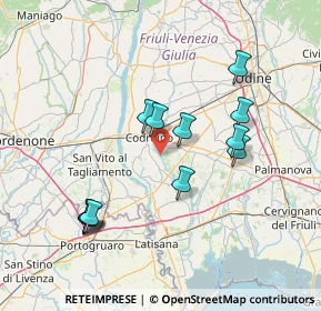 Mappa Case Sparse, 33033 Codroipo UD, Italia (14.07333)