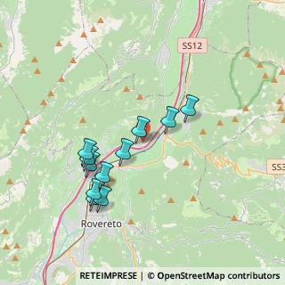 Mappa 38060 Nomi TN, Italia (3.40182)