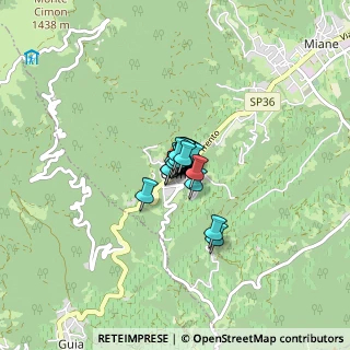 Mappa Via Trento, 31050 Miane TV, Italia (0.20455)