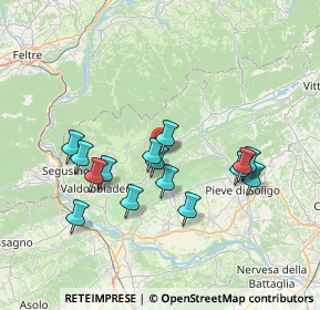 Mappa Via Trento, 31050 Miane TV, Italia (6.65467)