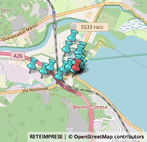 Mappa Via San Carlo, 28831 Baveno VB, Italia (0.3365)