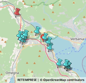 Mappa Via San Carlo, 28831 Baveno VB, Italia (4.14063)