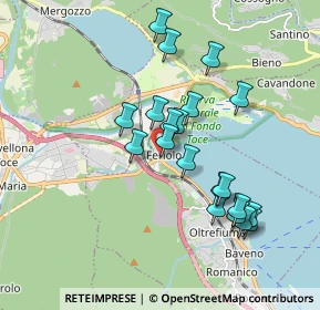 Mappa Via S. Carlo, 28831 Baveno VB, Italia (1.6665)