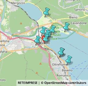 Mappa Via San Carlo, 28831 Baveno VB, Italia (1.25727)