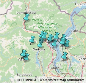 Mappa Via Cav. Anacleto Cirla, 28883 Gravellona Toce VB, Italia (11.75684)