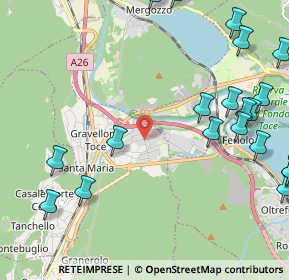 Mappa Via Cav. Anacleto Cirla, 28883 Gravellona Toce VB, Italia (2.927)