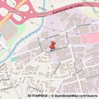 Mappa Via XX Settembre, 107, 28883 Gravellona Toce, Verbano-Cusio-Ossola (Piemonte)