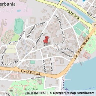 Mappa Via San Bernardino, 27, 28922 Verbania, Verbano-Cusio-Ossola (Piemonte)