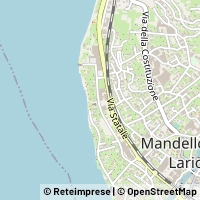 Kaart Mandello del Lario