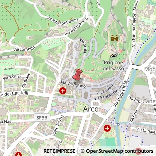 Mappa Via Vergolano, 29, 38062 Arco, Trento (Trentino-Alto Adige)