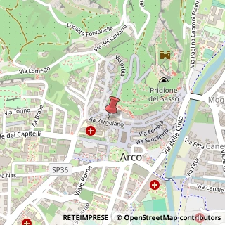 Mappa Via Vergolano, 20, 38062 Arco TN, Italia, 38062 Arco, Trento (Trentino-Alto Adige)
