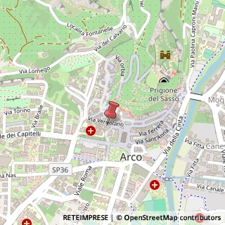 Mappa Via Vergolano, 33, 38062 Arco, Trento (Trentino-Alto Adige)