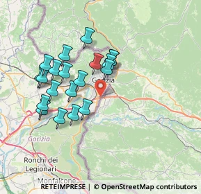 Mappa Staz. Confinaria S.Andrea, 34170 Gorizia GO, Italia (6.544)