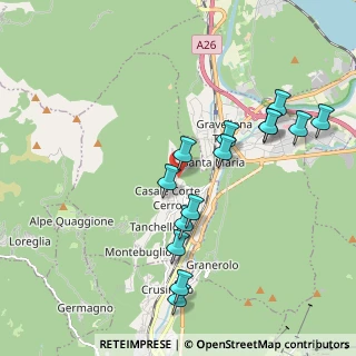 Mappa Via Crebbia, 28881 Casale Corte Cerro VB, Italia (1.96214)