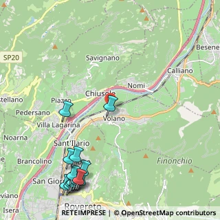 Mappa Via Ponta, 38060 Volano TN, Italia (3.00462)