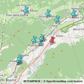 Mappa Via Grigna, 25052 Piamborno BS, Italia (2.23636)