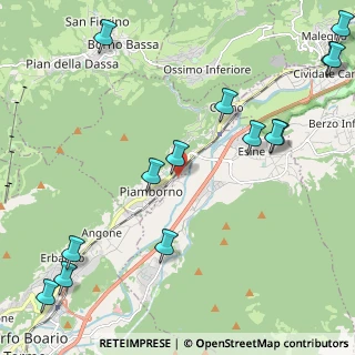 Mappa Via Grigna, 25052 Piamborno BS, Italia (2.87571)