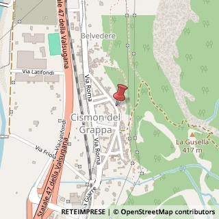 Mappa Via IV Novembre, 43, 36020 Cismon del Grappa, Vicenza (Veneto)