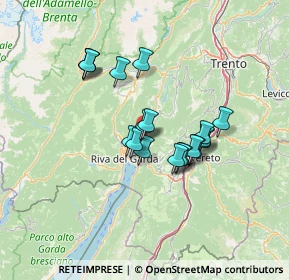 Mappa Via Antonio Gazzoletti, 38062 Arco TN, Italia (10.54316)