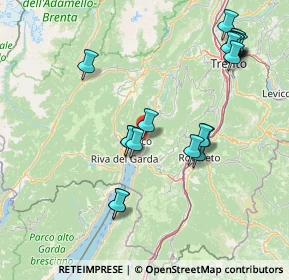 Mappa Via Antonio Gazzoletti, 38062 Arco TN, Italia (16.8855)