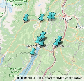 Mappa Via Antonio Gazzoletti, 38062 Arco TN, Italia (9.87056)