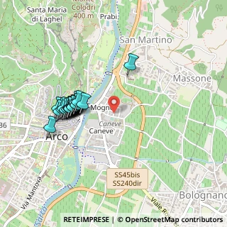 Mappa Via Antonio Gazzoletti, 38062 Arco TN, Italia (0.444)