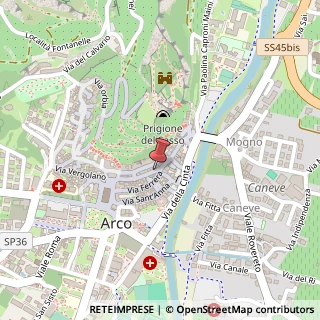 Mappa Via Giovanni Segantini, 82, 38062 Arco, Trento (Trentino-Alto Adige)