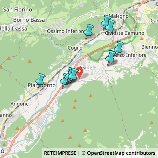 Mappa 25040 Esine BS, Italia (1.62667)