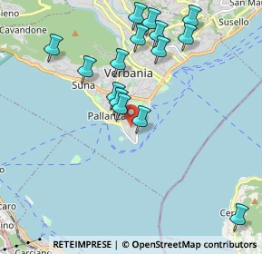 Mappa Via delle Rose, 28922 Pallanza VB, Italia (2.048)