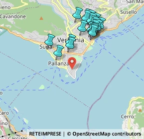 Mappa Via delle Rose, 28922 Pallanza VB, Italia (2.001)