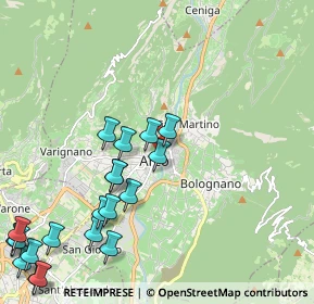 Mappa Via Bettinazzi, 38062 Arco TN, Italia (2.688)