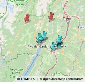 Mappa Via Bettinazzi, 38062 Arco TN, Italia (9.16455)