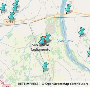 Mappa Via dei Cipressi, 33078 San Vito al Tagliamento PN, Italia (5.61)