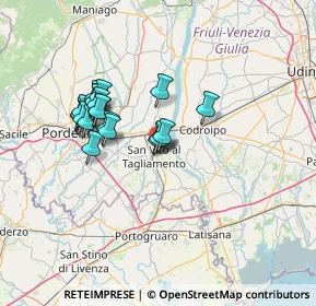 Mappa Via dei Cipressi, 33078 San Vito al Tagliamento PN, Italia (11.8075)