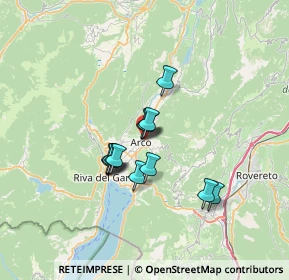 Mappa Via Molino, 38062 Arco TN, Italia (4.84769)
