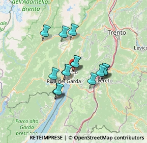 Mappa Via Molino, 38062 Arco TN, Italia (10.37)